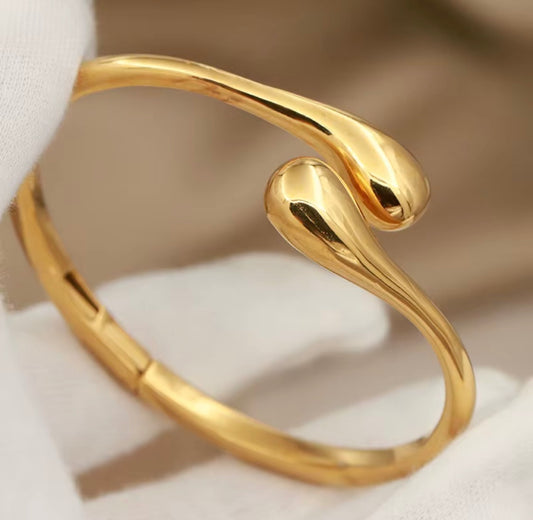 Bracelet Goutte d’Or en acier inoxydable